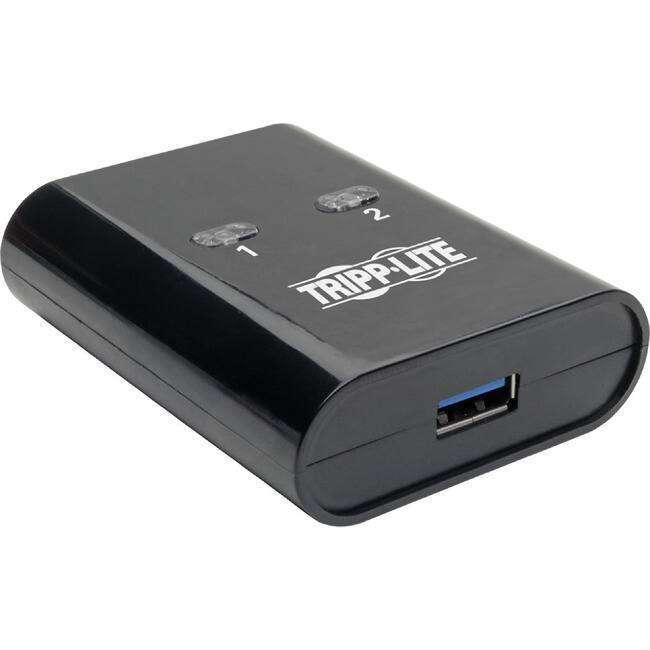Eaton Tripp Lite Series 2-Port USB 3.x (5Gbps) Peripheral Sharing Switch - USB - External - 2 USB Port(s) - 2 USB 3.0 - Black