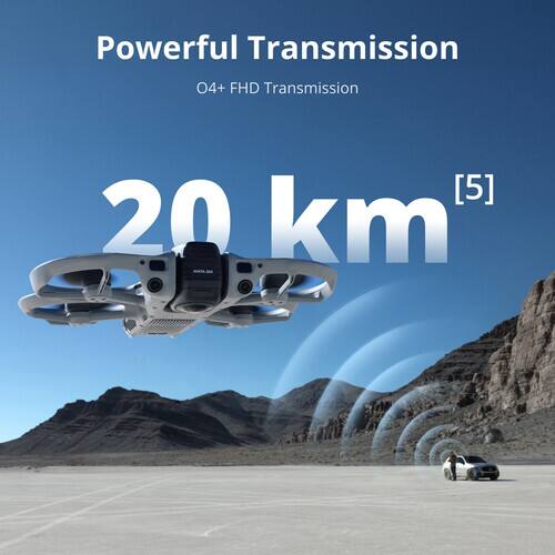 Powerful Transmission  
O4+ FHD Transmission  
20 km  
[5]