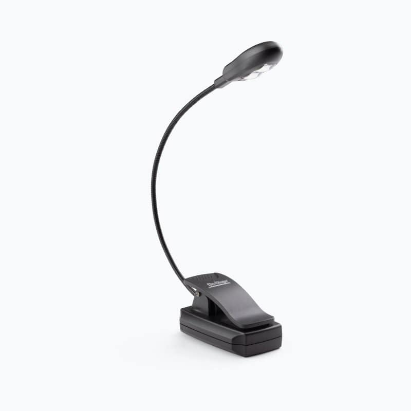 Alt View 9. On Stage Stands - On-Stage LED102 Clip-On Solo LED Light (Sheet-Music-Stand Lighting, Tabletop Base, Adjustable Gooseneck, High- and - Black.
