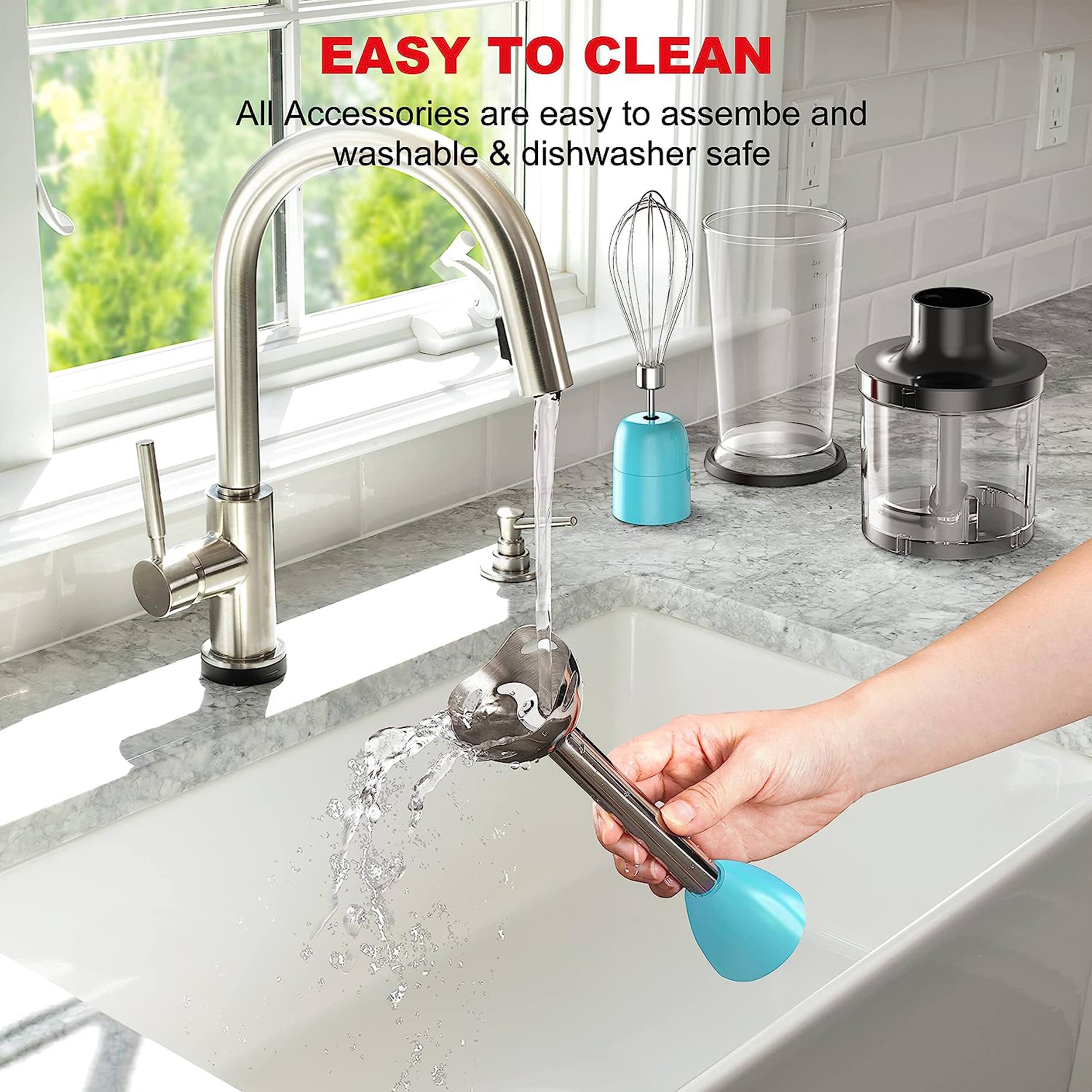 EASY TO CLEAN
All Accessories are easy to assemble and washable & dishwasher safe