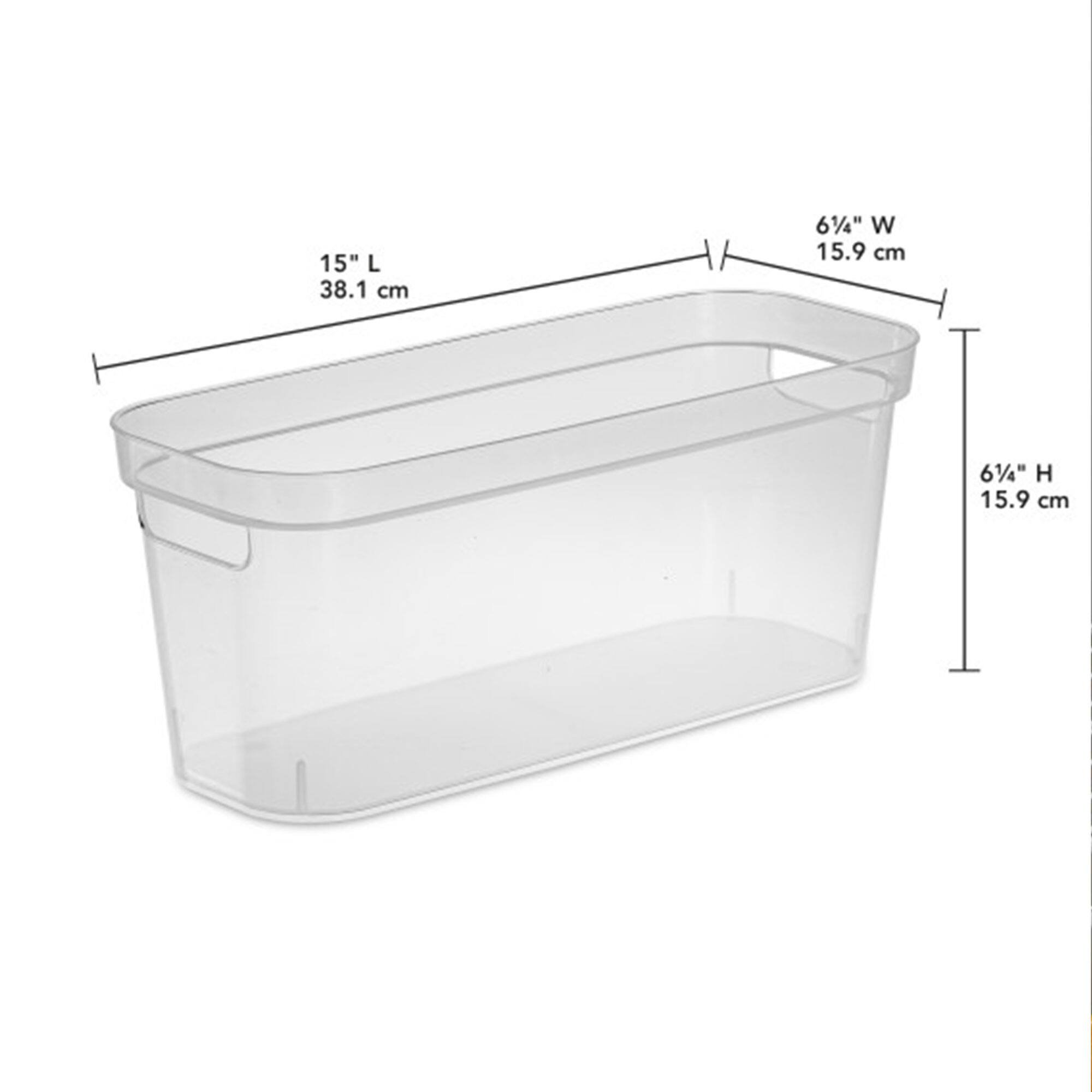 15" L  
38.1 cm  
6 1/4" W  
15.9 cm  
6 1/4" H  
15.9 cm