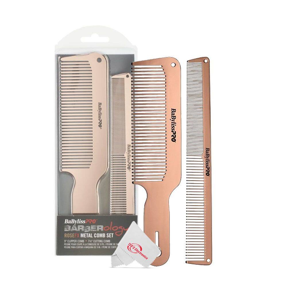 BaBylissPRO  
BARBERology  
ROSEFX METAL COMB SET  
9 CLIPPER COMB 795 CUTTING COMB  
PEINE POUR COUPE À LA TONDEUSE 9/16" / PEINE DE COUPE  
PEINE PARA COLOR A TONDEUSE 9/16" / PEINE DE COUPE  
PEINE PARA COLOR A TONDEUSE 9/16" / PEINE DE COUPE