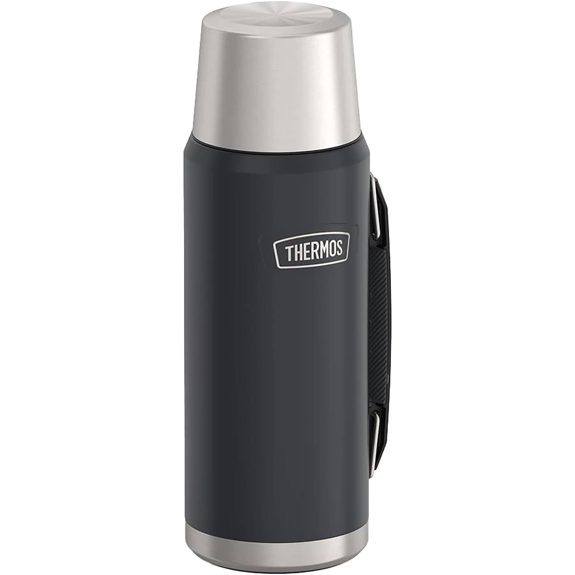 Alt View 1. Thermos - Thermos 40 oz Icon Stainless Steel Beverage Bottle - Granite - Granite.