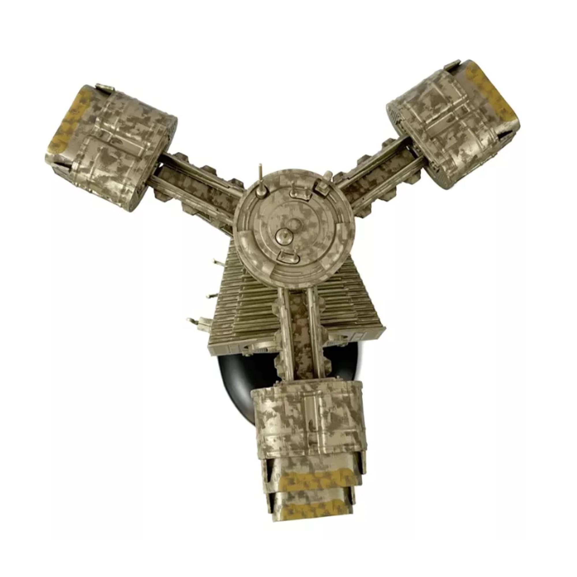 Alt View 4. Eaglemoss - Eaglemoss Star Trek Starship Replica | Gokor Orbital Facility - Silver.