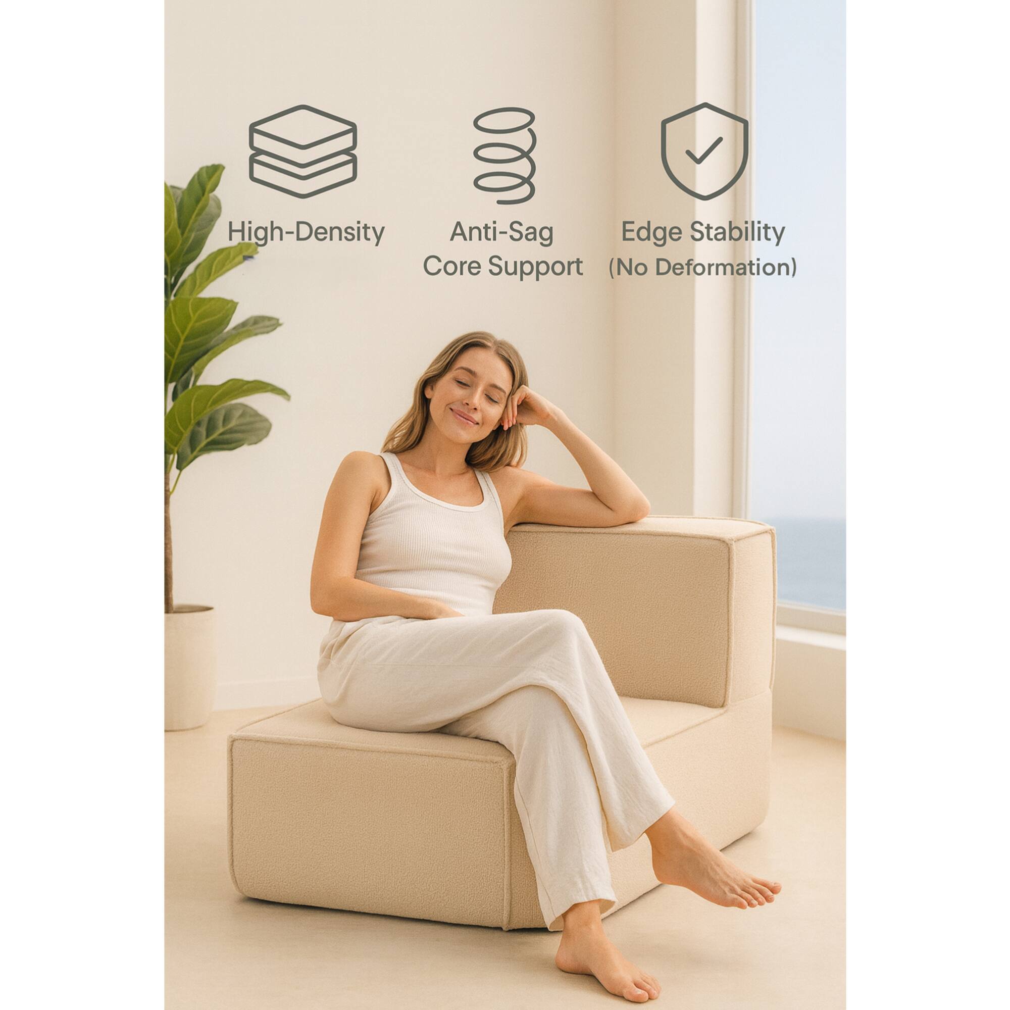 High-Density Anti-Sag Core Support (No Deformation) Edge Stability