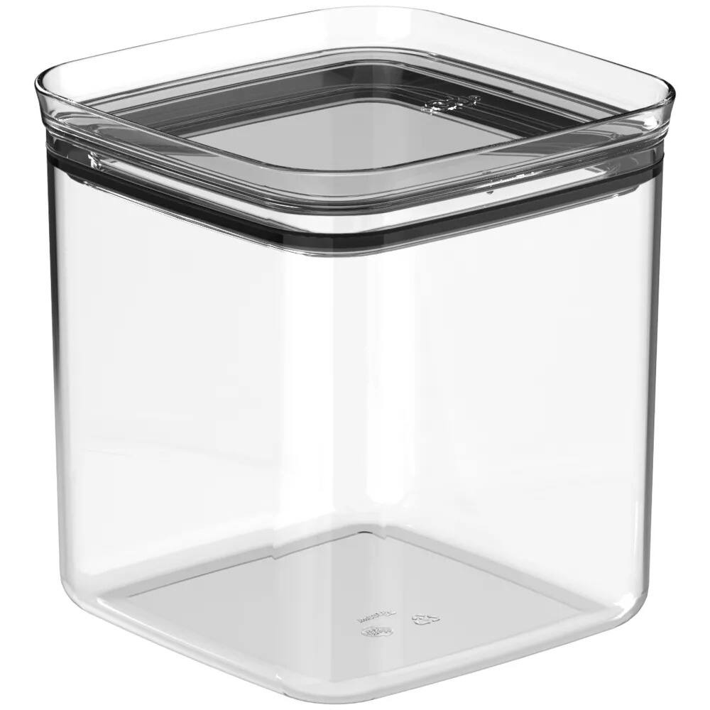 Alt View 9. OU - OU Airtight Food Storage Container 9.7 Cup, BPA Free, Plastic Storage Container with Leak Proof Lid - Clear.