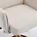 Alt View 3. APRILSOUL - TY Adjustable Office Chair Ergonomic Swivel Velvet White Bedroom - White.