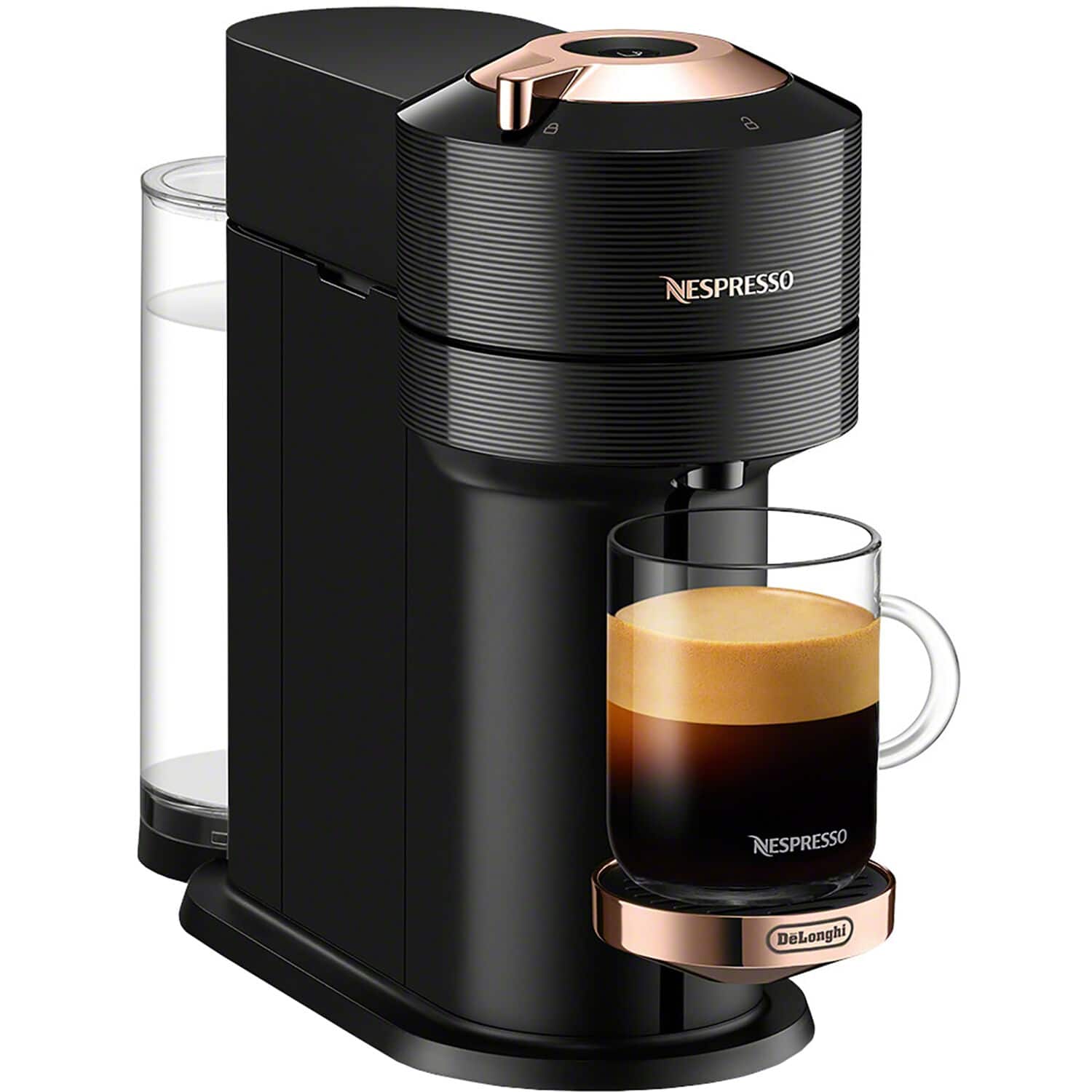Nespresso - Vertuo Next Premium Coffee and Espresso Maker - Black Rose Gold