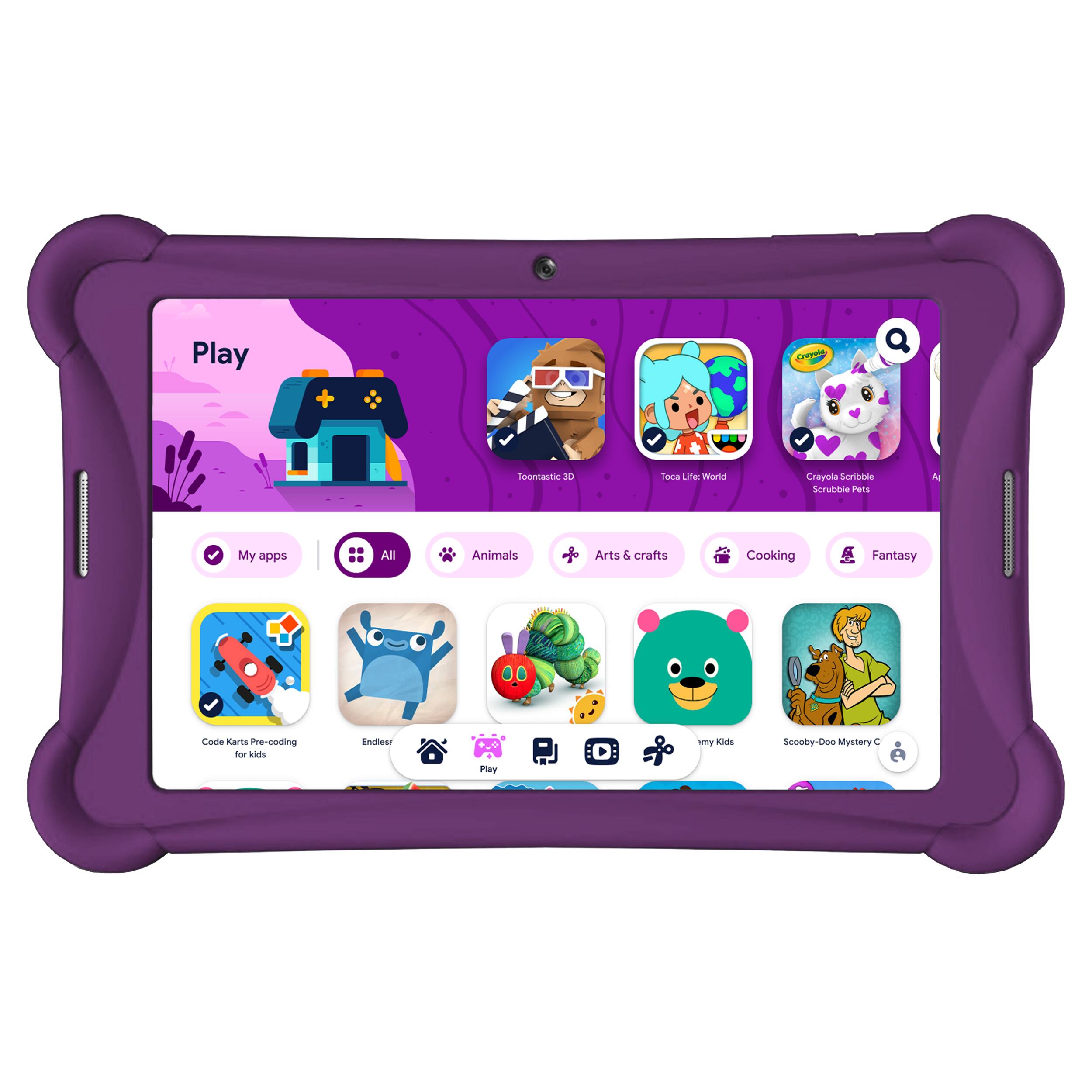 Play  
Cheyojo  
Toontastic 3D  
Toca Life: World  
Crayola Scribble Scrubbie Pets  
4  
My apps  
All  
Animals  
Arts & crafts  
Cooking  
Fantasy  
Code Karts Pre-coding for kids  
Endless  
Play  
my Kids  
Scooby-Doo Mystery C