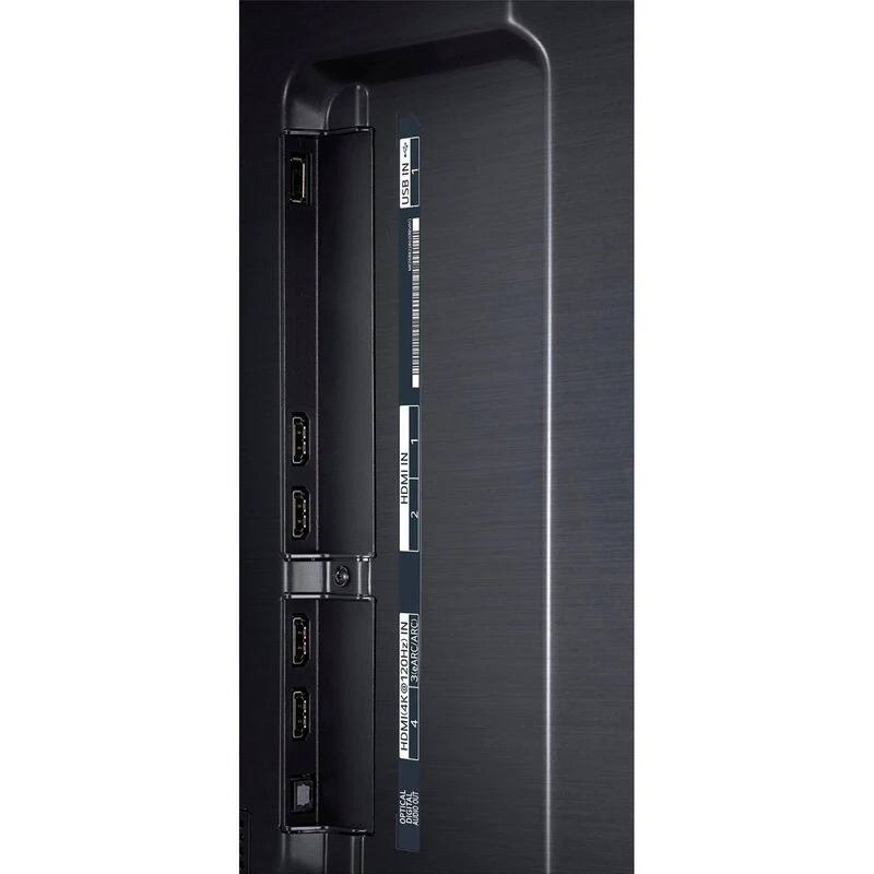 The corrected text is:

- USB IN
- HDMI IN 1
- HDMI IN 2
- 120Hz IN
- 3D ARC/ARC
- HDMI AK
- 4 OPTICAL
- SDIO