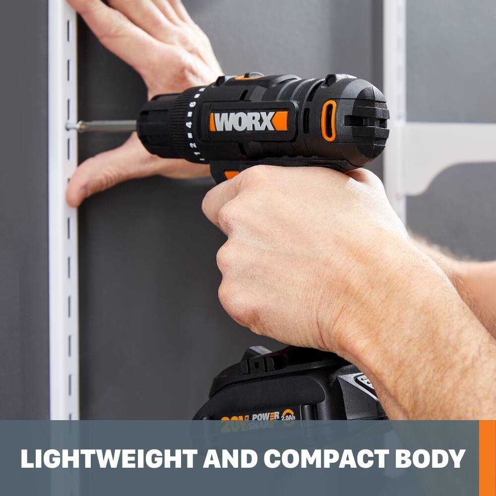 WORX IFD POWER 2.0Ah  
LIGHTWEIGHT AND COMPACT BODY