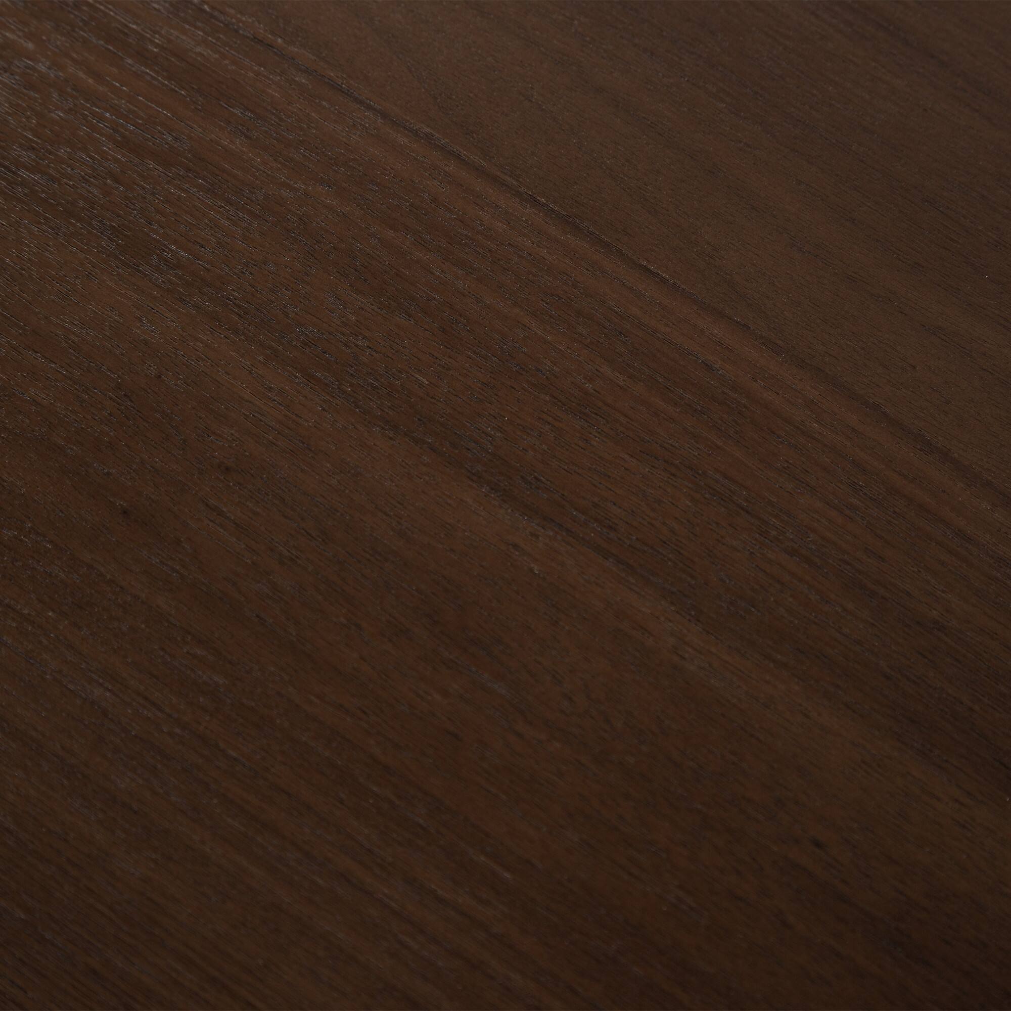 Alt View 3. Lirago - 79" Oval Dining Table Solid Wood - Double Pedestal Kitchen Table, Classic Dining Room Table for Home,rattan weaving - Brown.