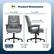 Serta Product Dimensions:
* Width: 27.75"
* Depth: 30.5"
* Back Height: 23.75"
* Seat Depth: 19.5"
* Inner Seat Width: 20.25"
* Weight Capacity: 275 lb.
* Chair Height Max: 44"
* Chair Height Min: 40"
* Seat Height Max: 24"
* Seat Height Min: 20"