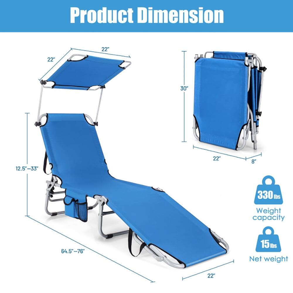 Product Dimension  
22" x 22" x 30" x 12.5"-33" x 22" x 8"  
Weight capacity: 330 lbs  
Net weight: 15 lbs