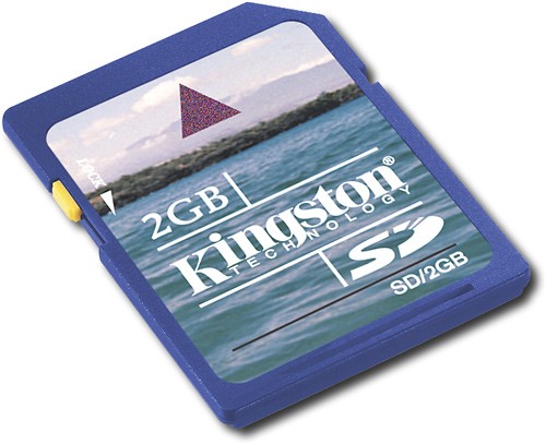 Nuevo-Kingston 2GB SD Tarjeta de memoria Secure Digital con USB SD lector de tarjetas/escritor 