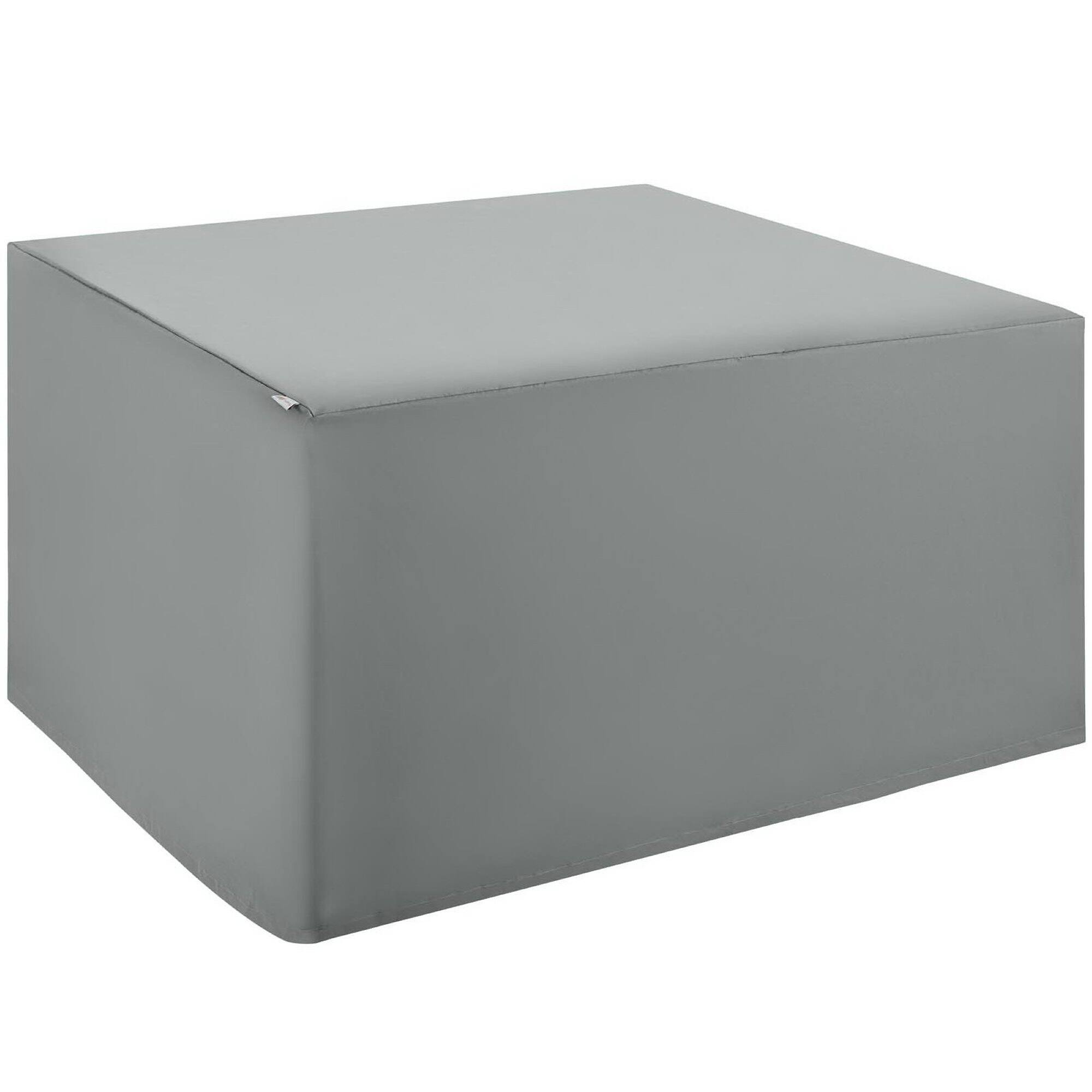 Angle. Modway - Immerse Convene / Sojourn / Summon Dining Set Outdoor Patio Furniture Cover by Modway - Gray.