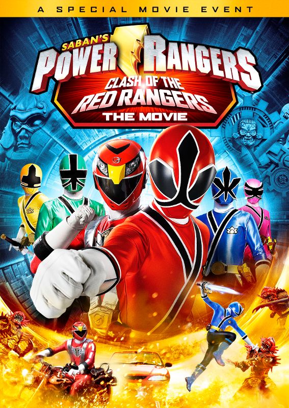  Power Rangers: Clash of the Red Rangers - The Movie [DVD] [2011]