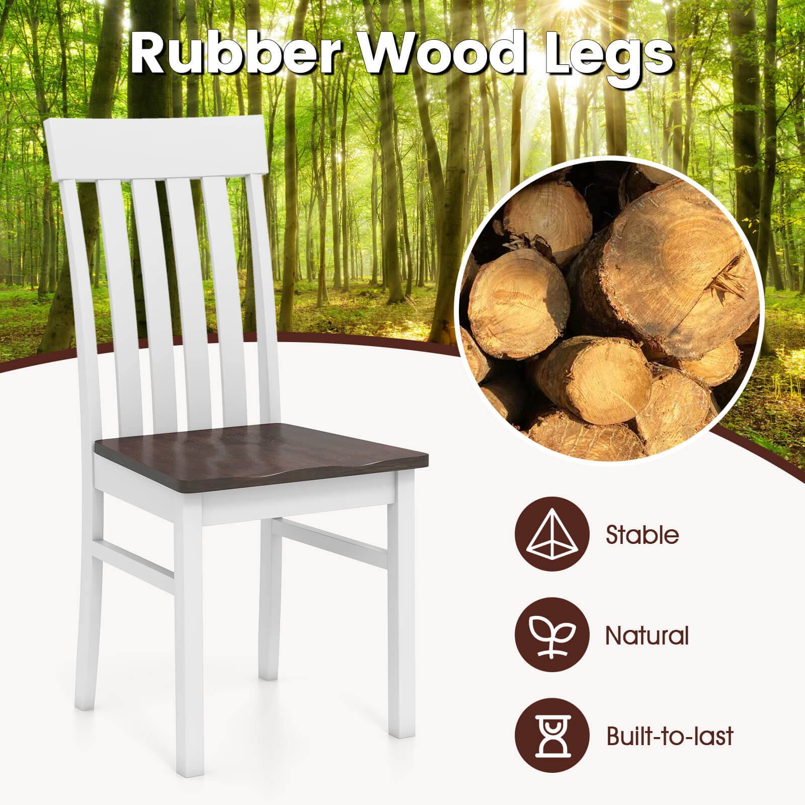 Rubber Wood Legs

- Stable
- Natural
- Built-to-last
