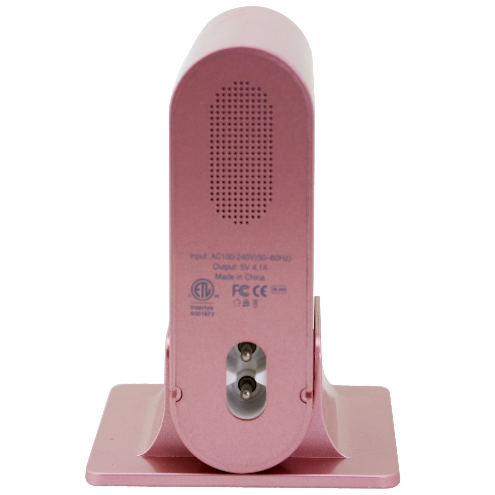 Input: AC100-240V(50-60Hz)
Output: SV 5V/4.1A
Made in China
ETL - FCCE
Intertal 001873