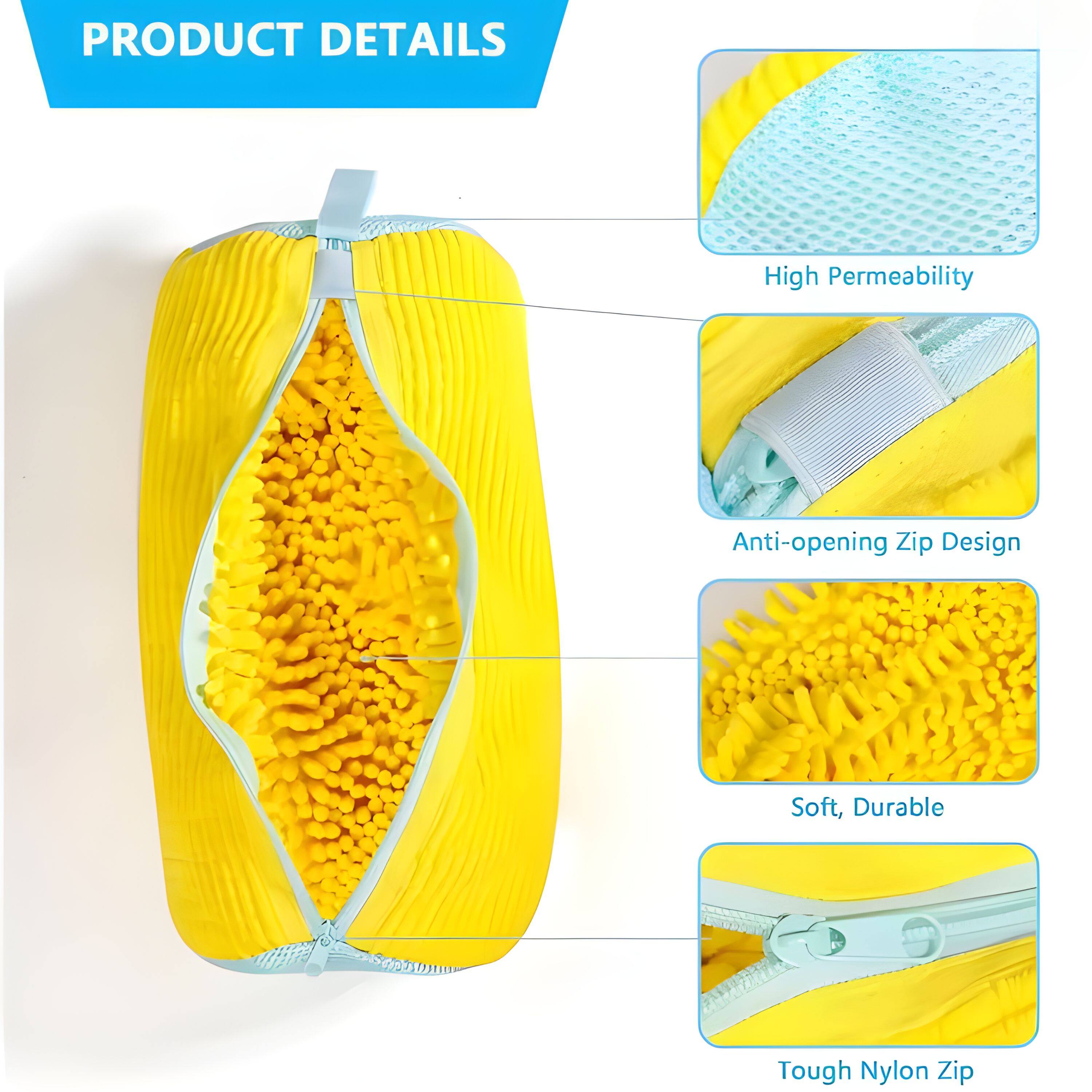 PRODUCT DETAILS

- High Permeability
- Anti-opening Zip Design
- Soft, Durable
- Tough Nylon Zip