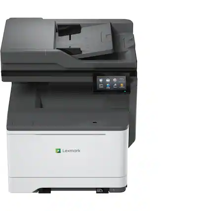 Front. Lexmark - CX532adwe Copy/Fax/Print/Scan Multifunction Color Laser Printer - Gray.
