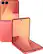 Front. Samsung - Galaxy Z Flip7 512GB - Coral Red.