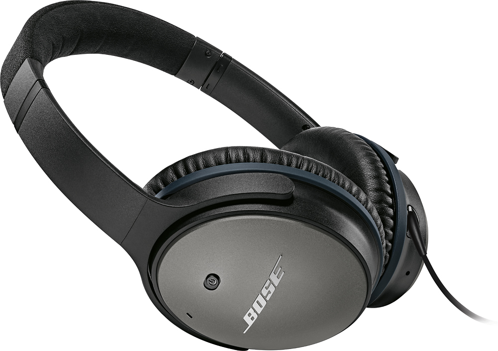 Bose QuietComfort® 25 Acoustic Noise Cancelling Headphones Black QUIETCOMFORT HEADPHONES BLK - Best Buy