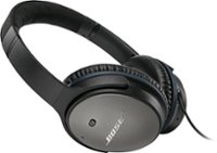 Angle Zoom. Bose - QuietComfort® 25 Acoustic Noise Cancelling Headphones - Black.