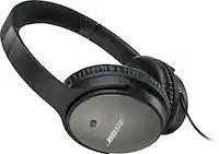Bose QuietComfort 25 Acoustic Noise Cancelling Headphones Black QUIETCOMFORT 25 HEADPHONES BLK Best Buy