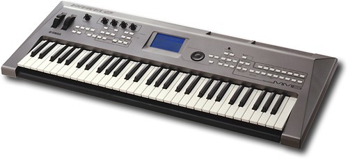 Best Buy: Yamaha MM6 61-Key Keyboard Music Synthesizer Silver MM6