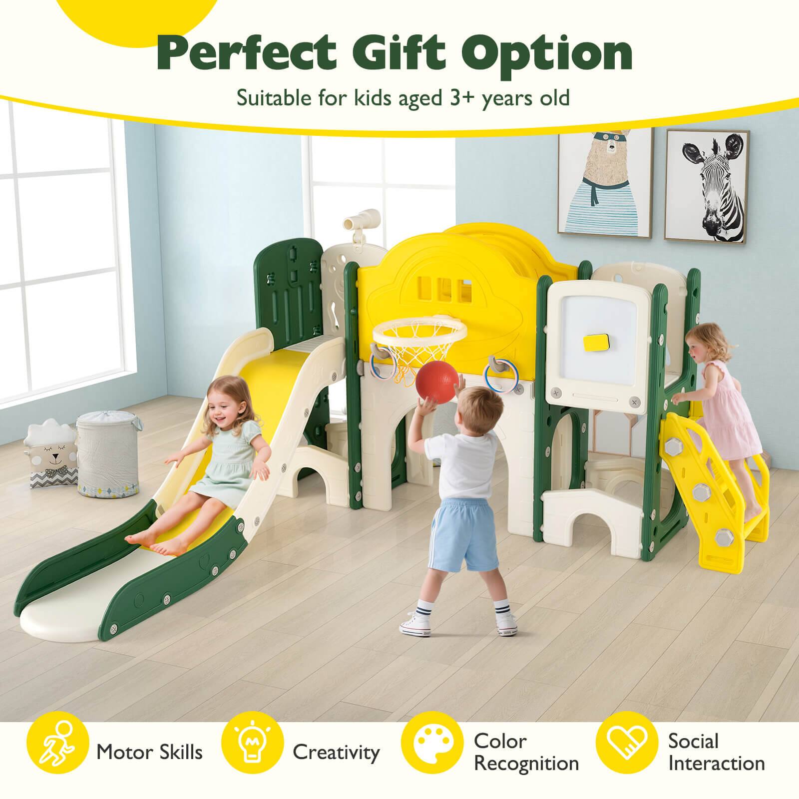 Perfect Gift Option  
Suitable for kids aged 3+ years old  

Motor Skills  
Creativity  
Color Recognition  
Social Interaction