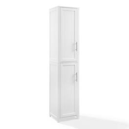 Crosley Furniture - Savannah Linen Storage Cabinet - White