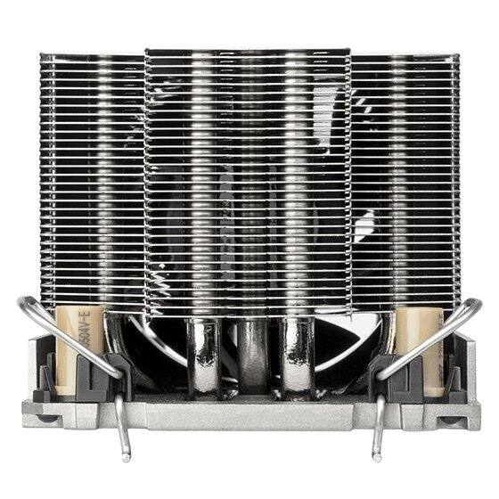 Left. SilverStone - SST-XE02-4677B 2U small form factor server / workstation CPU cooler for Intel LGA4677/4710 sockets - Black.