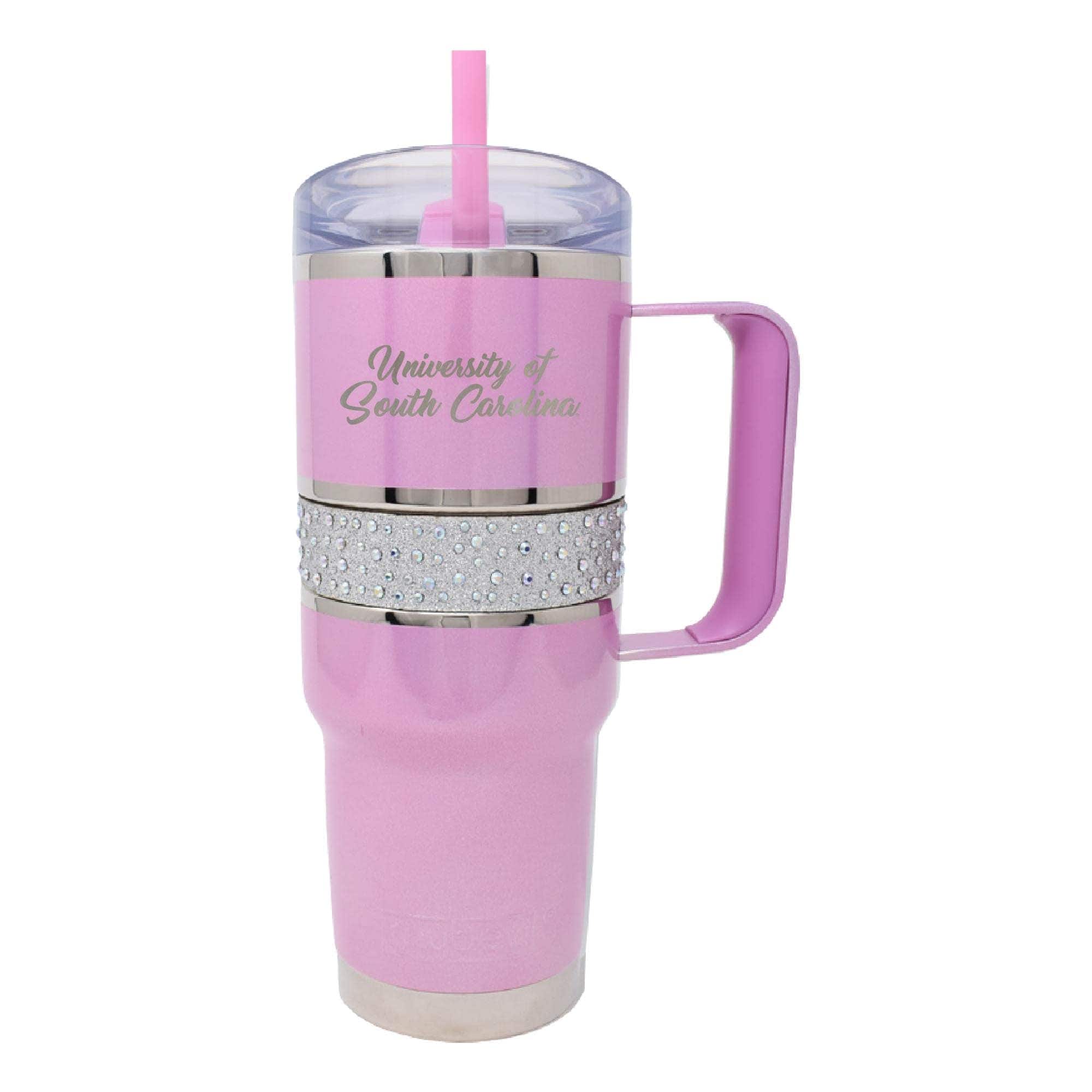 Nordic Company - South Carolina Gamecocks 32oz. MyBevi Rhinestone Hollywood Travel Mug - Pink price history on PriceWatchPro
