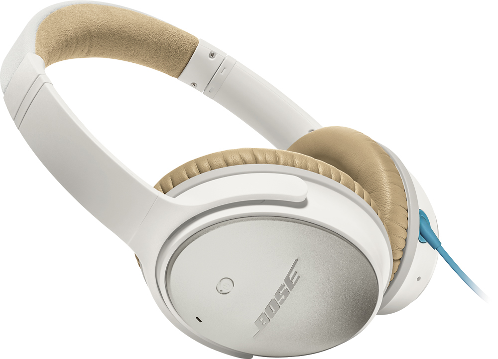 Bose QuietComfort® 25 Acoustic Noise Cancelling™ Headphones (iOS) White  QUIETCOMFORT 25 HEADPHONES WHT - Best Buy