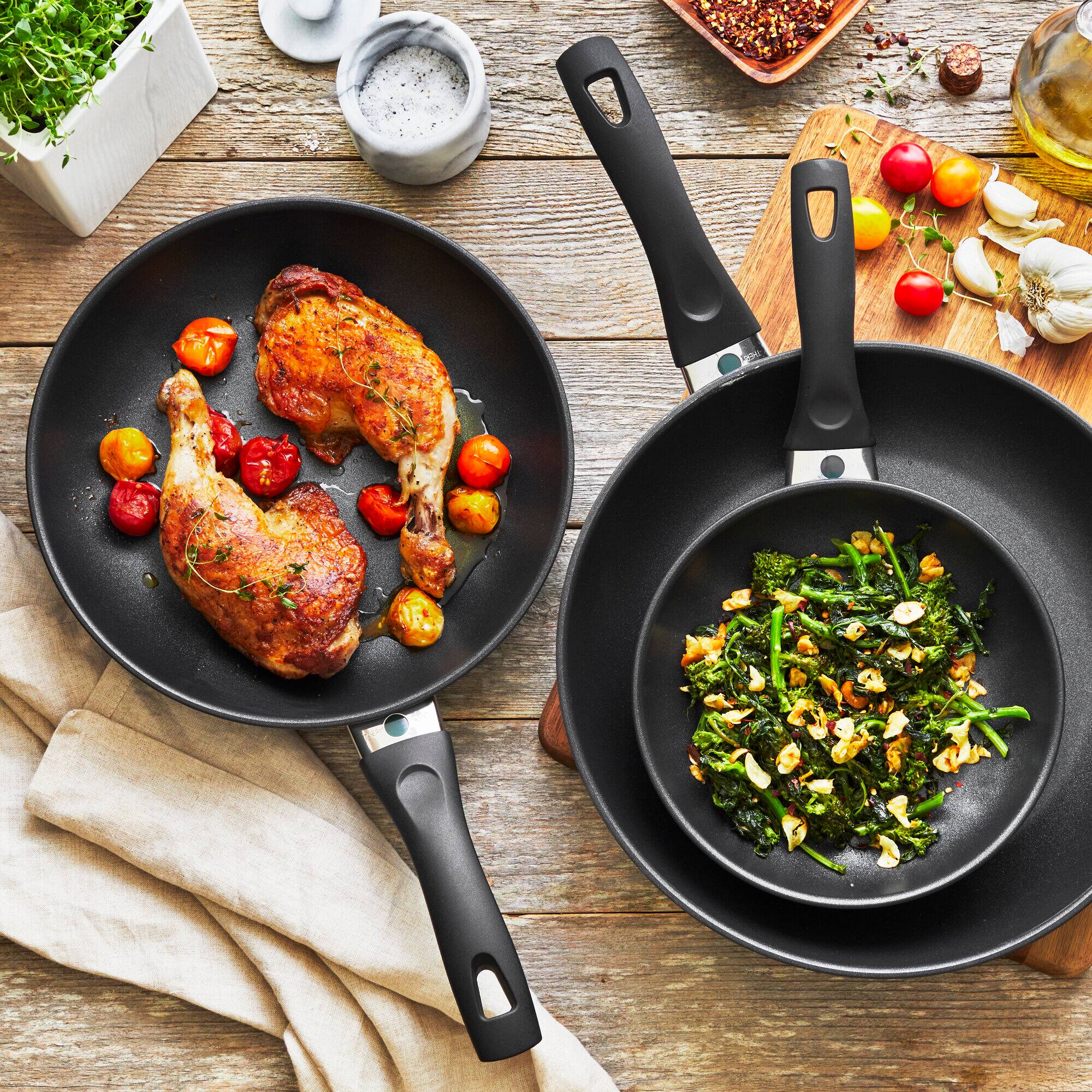 Alt View 4. Ballarini - BALLARINI Arezzo by HENCKELS 3-pc Nonstick Fry Pan Set, Made In Italy - Black.