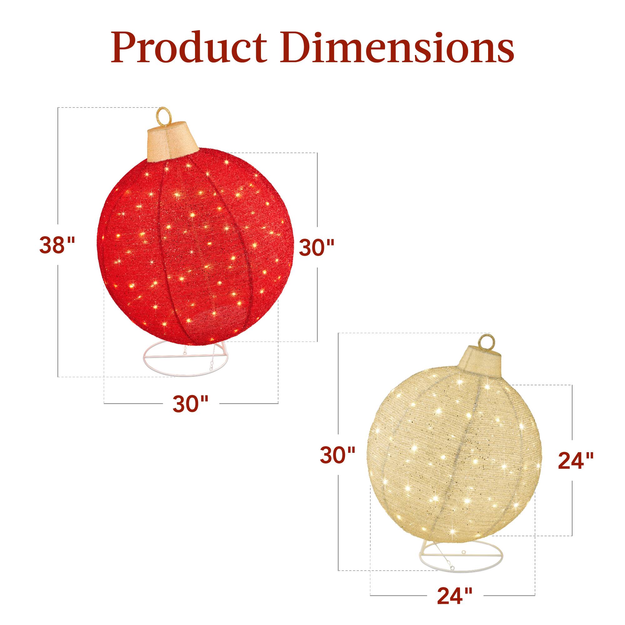 Product Dimensions

- 38" x 30" x 30"
- 30" x 24" x 24"