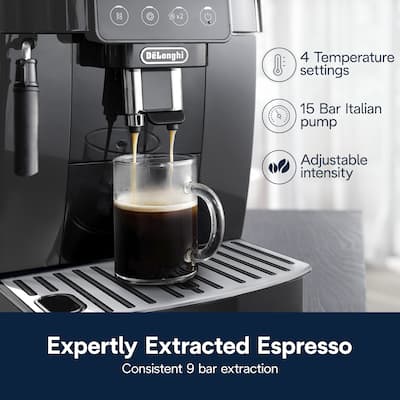 De'Longhi Magnifica Start Automatic Coffee & Espresso Machine with De'Longhi Magnifica Start Automatic Coffee & Espresso Machine with