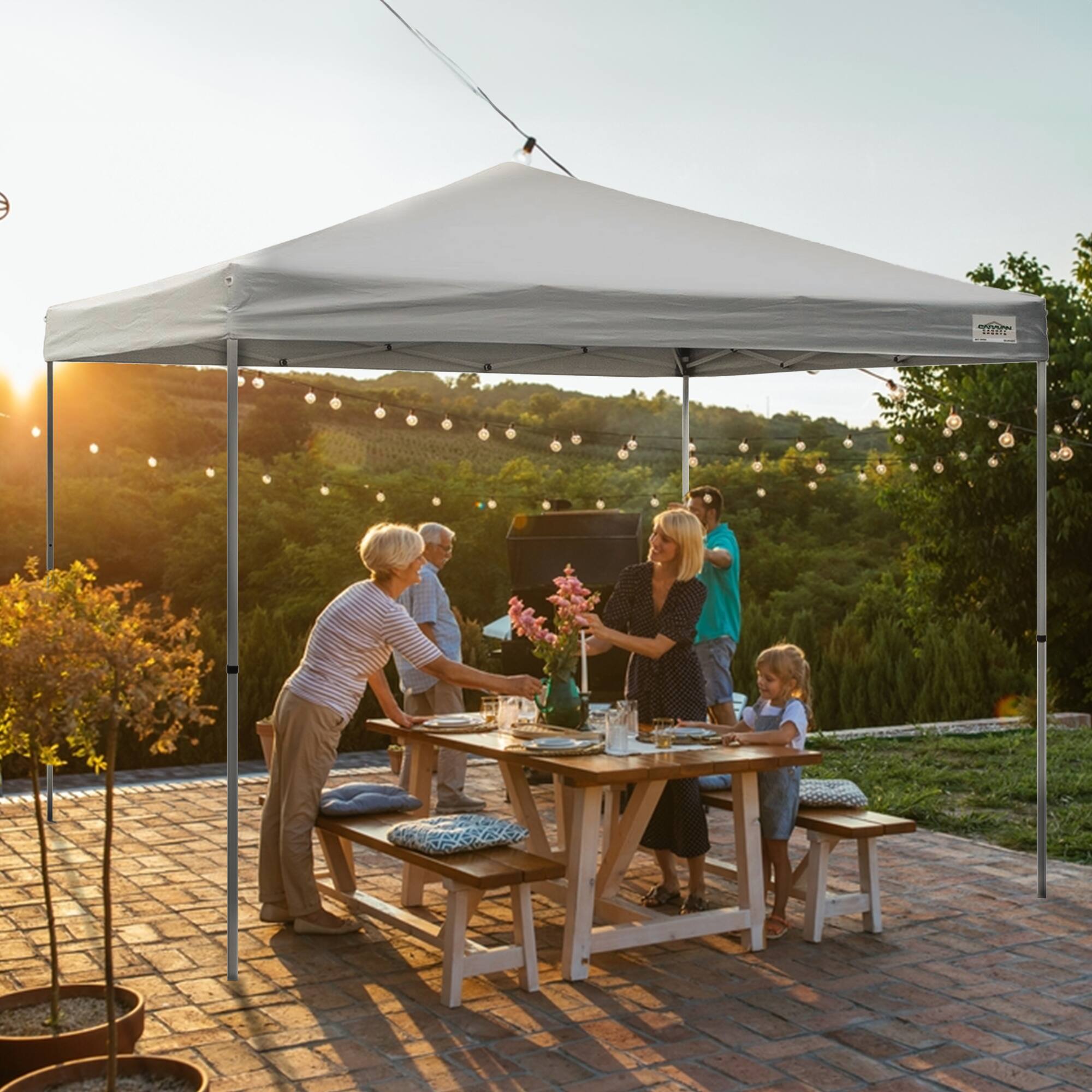 Alt View 2. Caravan Canopy - Caravan Canopy CVAN21007900010 Sports V Series 2 10 x 10 Ft Straight Leg Tent - White.