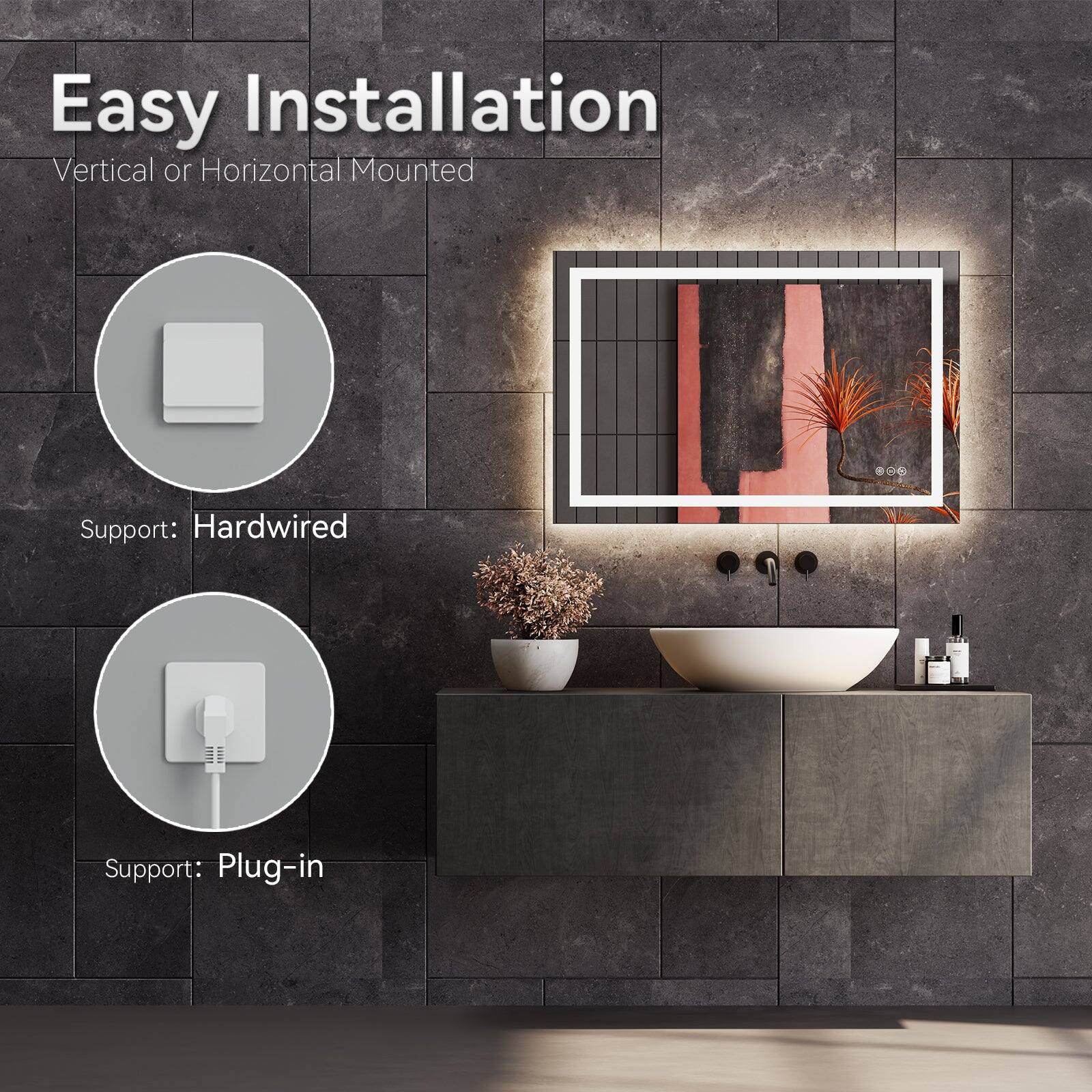 Easy Installation  
Vertical or Horizontal Mounted  

Support: Hardwired  

Support: Plug-in