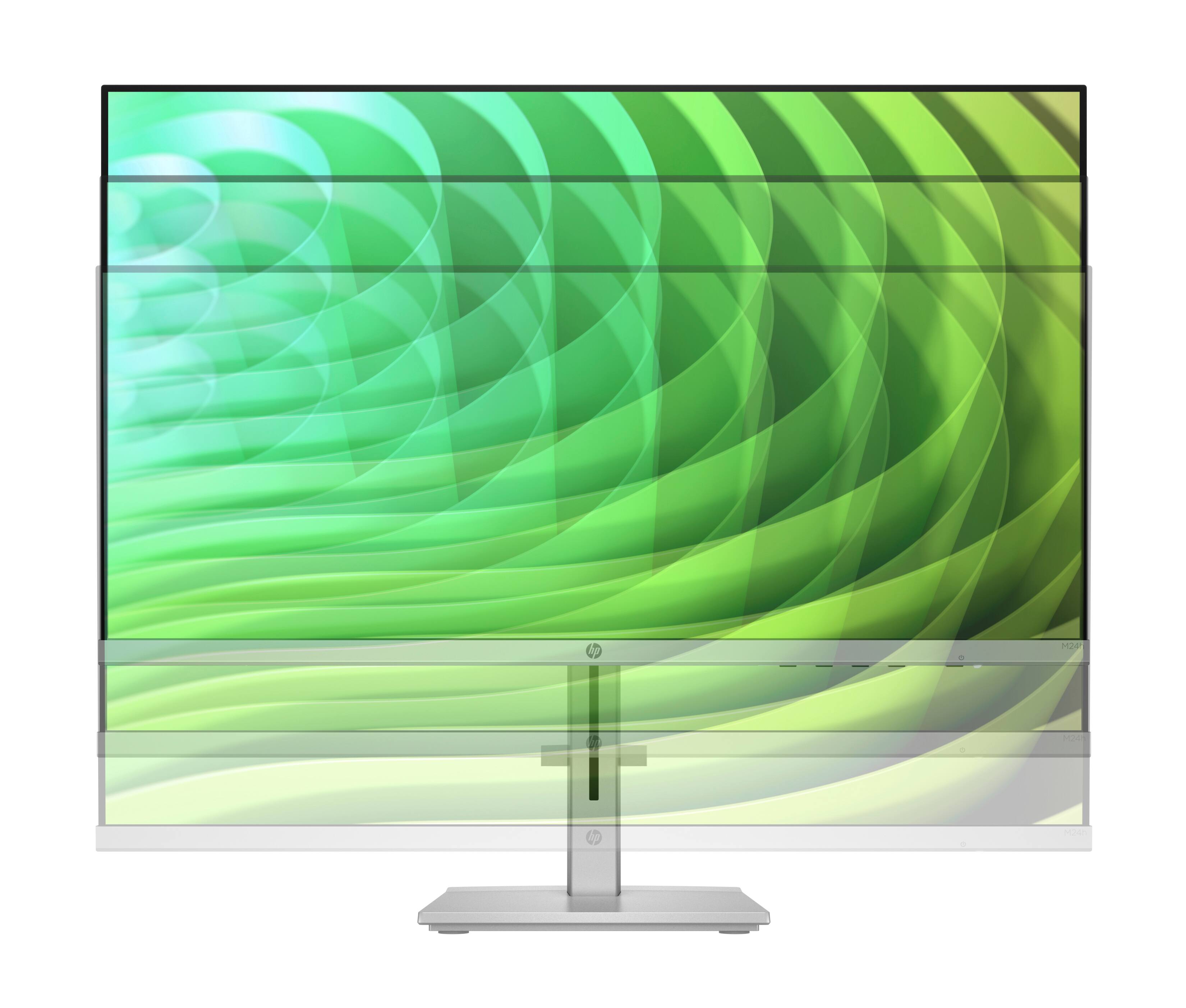 Alt View 12. HP - 24" IPS LED FHD FreeSync Monitor with Adjustable Height (HDMI, VGA) - Silver & Black.
