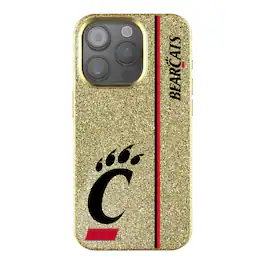 Keyscaper - NCAA - Cincinnati Bearcats iPhone Bling Case - 16 Pro - Gold
