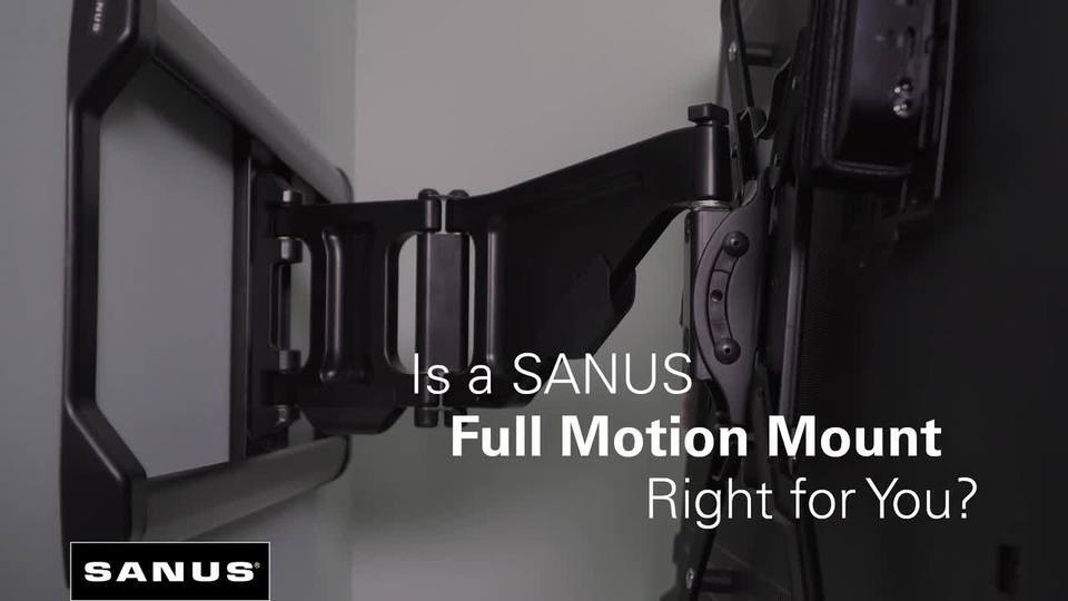 Sanus FullMotion TV Wall Mount for Most 13" 39" FlatPanel TVs Extends