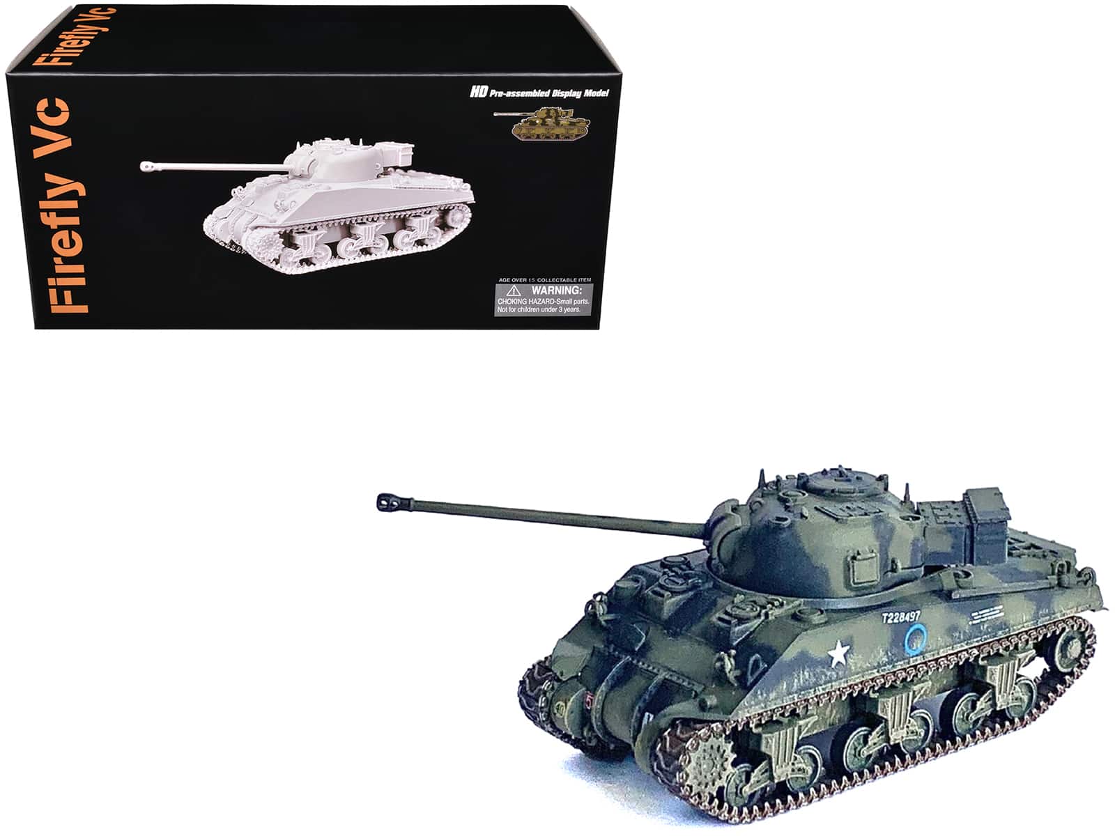Dragon Models - British Sherman Firefly VC Tank 1st Armoured Division Normandy France (1944) NEO Dragon Armor Series 1/72 Plastic Model - Multi