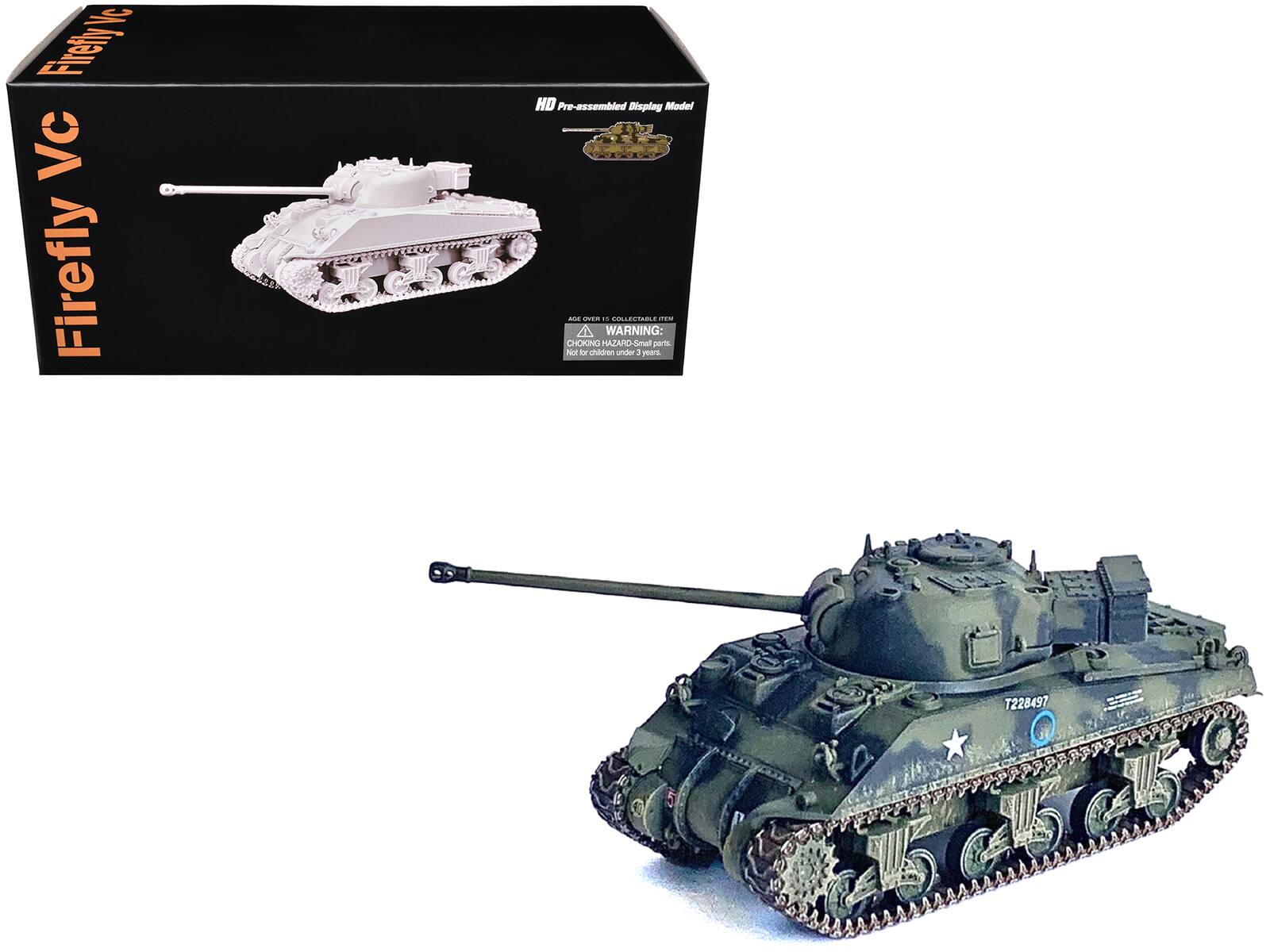 Dragon Models - British Sherman Firefly VC Tank 1st Armoured Division Normandy France (1944) NEO Dragon Armor Series 1/72 Plastic Model - Multi