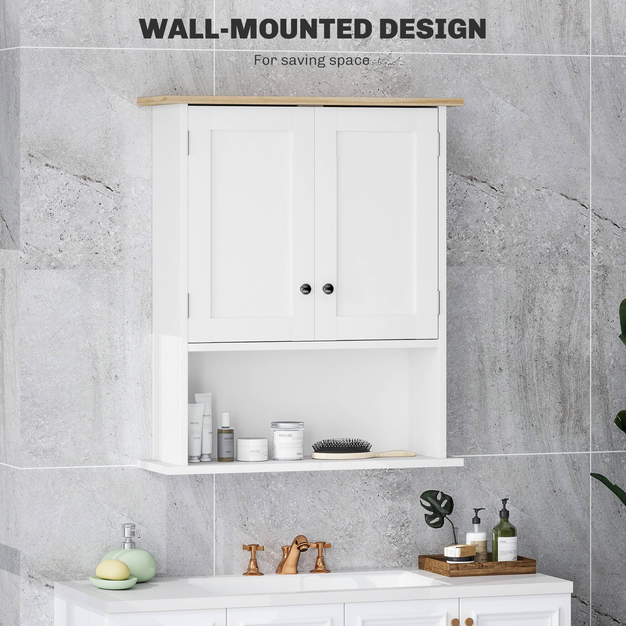 WALL-MOUNTED DESIGN  
For saving space