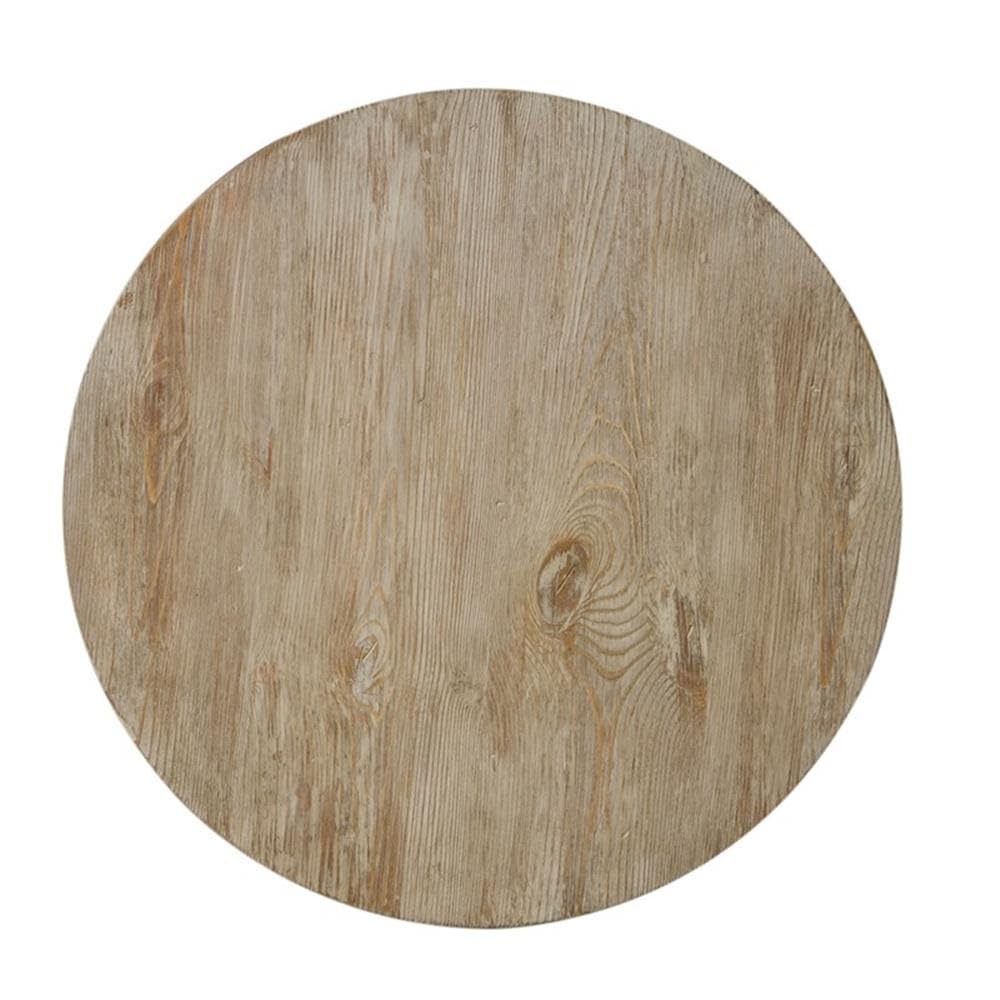 Back. Liberty Furniture Industries - Greystone Mill End Table in Stone White Wash w/ Wirebrush Distressing - Gray.