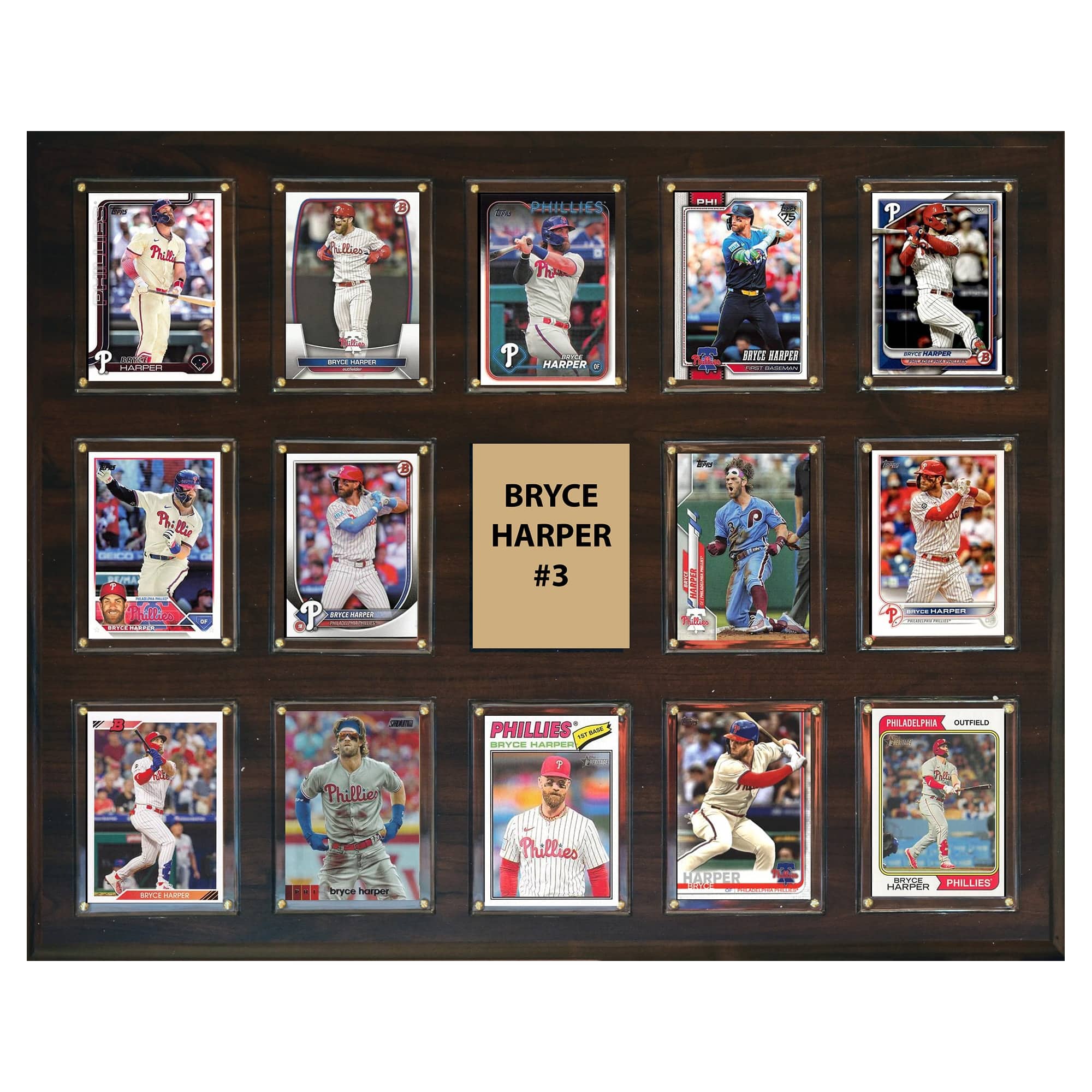 "C&I Collectibles - Bryce Harper 16"" x 20"" Trading Card Plaque - Multicolor" price history on PriceWatchPro