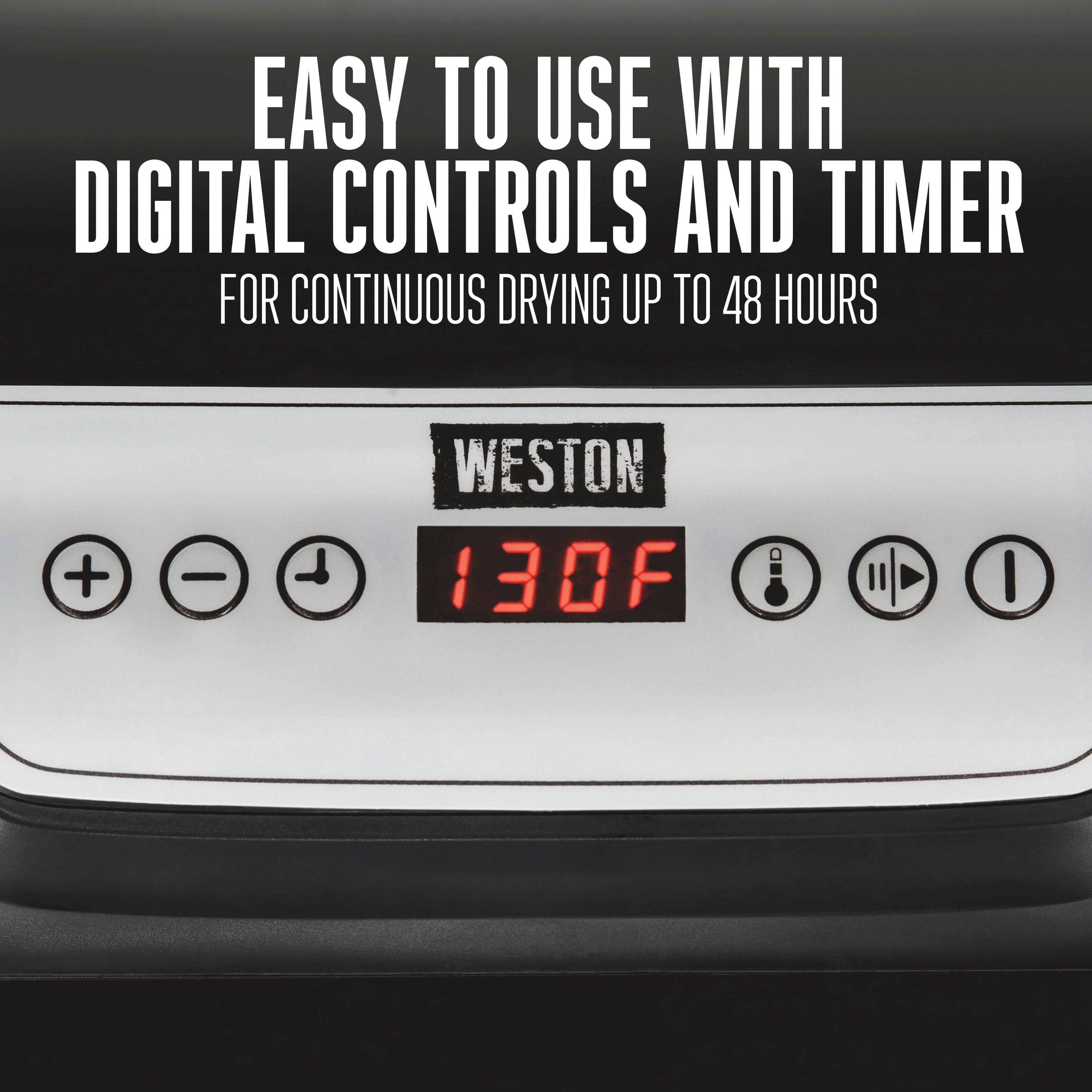 EASY TO USE WITH DIGITAL CONTROLS AND TIMER FOR CONTINUOUS DRYING UP TO 48 HOURS

WESTON 130F