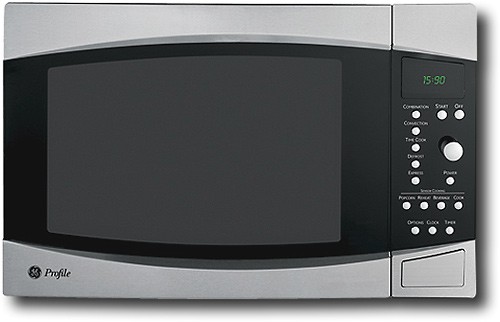 Best Buy: GE Profile Profile 1.5 Cu. Ft. Mid-Size Microwave Stainless Steel  PEB1590SMSS